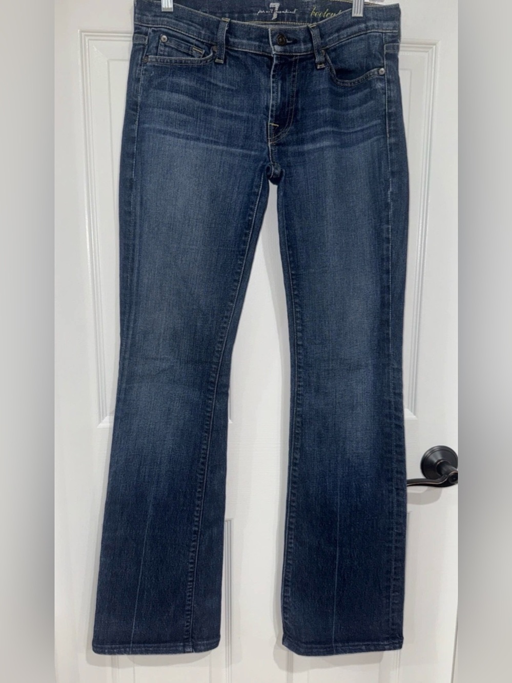 7 for all Mankind Women's 27 Bootcut Jeans Blue Medium Wash